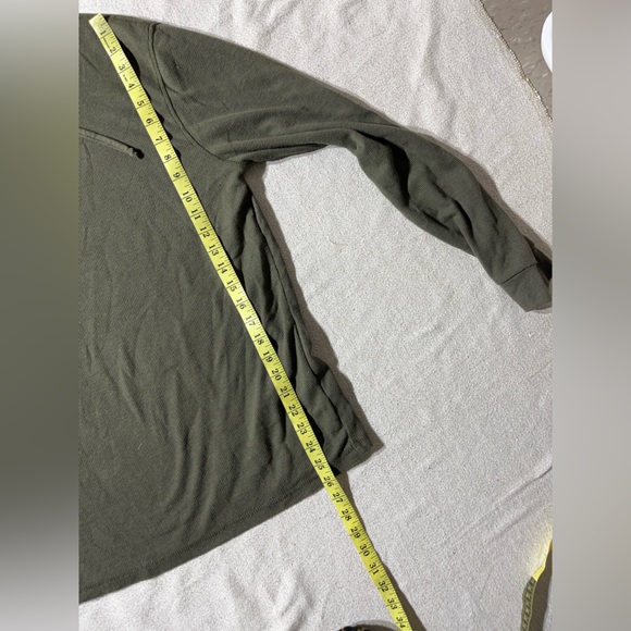 Core Life Green Waffle Thermal Hoodie UNISEX - Picture 3 of 6